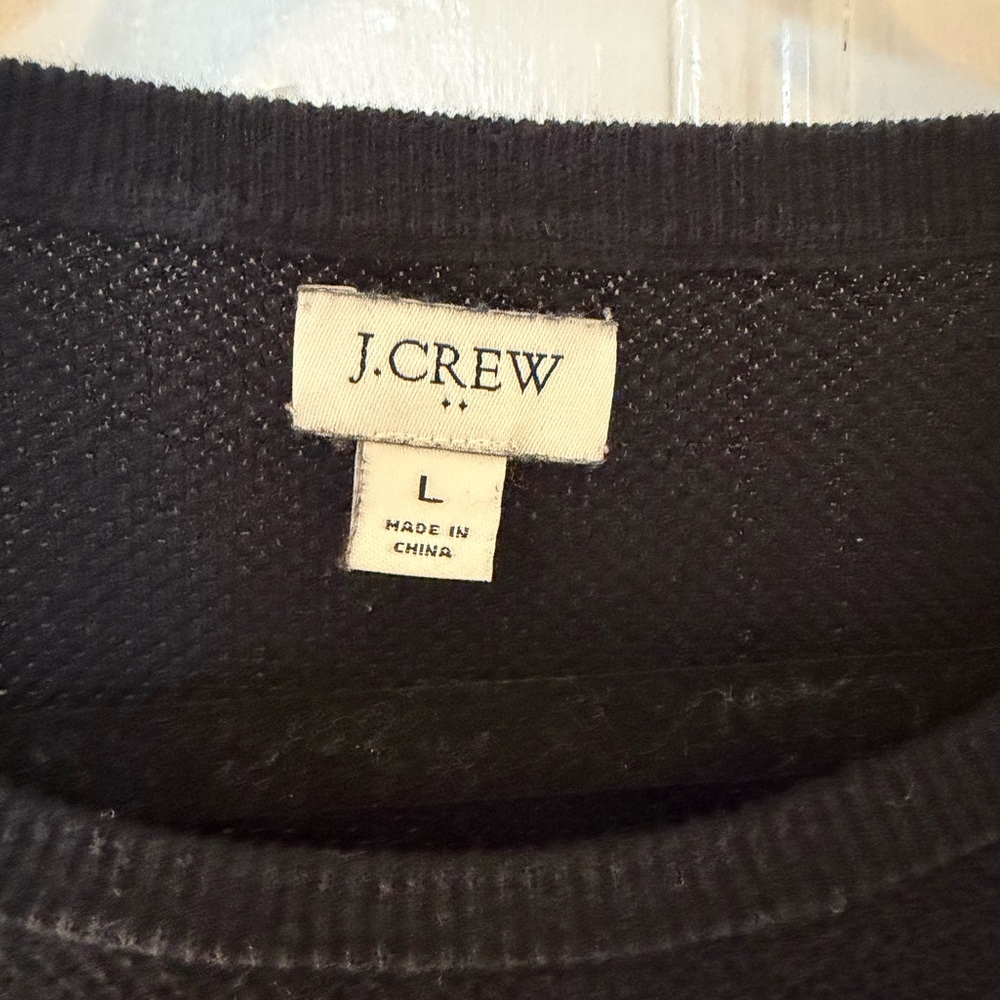 J. Crew women’s  Classic Black Crewneck Sweater